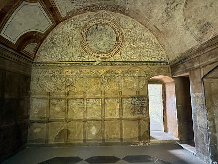 The Highly Decorated Arbour Room at Kinneil House