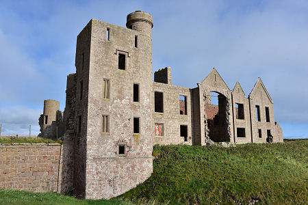 Slains Castle Above the Cliffs