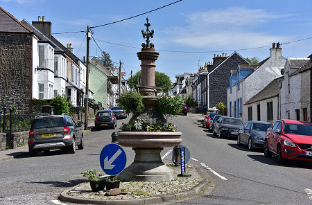 Drinking Fountain and Main Street