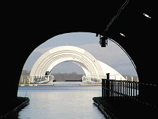 Approaching the Top of the Falkirk Wheel