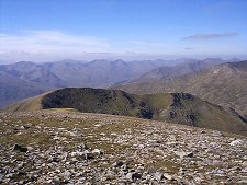 West from Sgurr nan Conbhairean