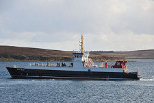 MV Hoy Head Leaving Lyness