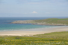 View of Machir Bay from Cemetery