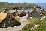 View of Gearrannan Blackhouse Village